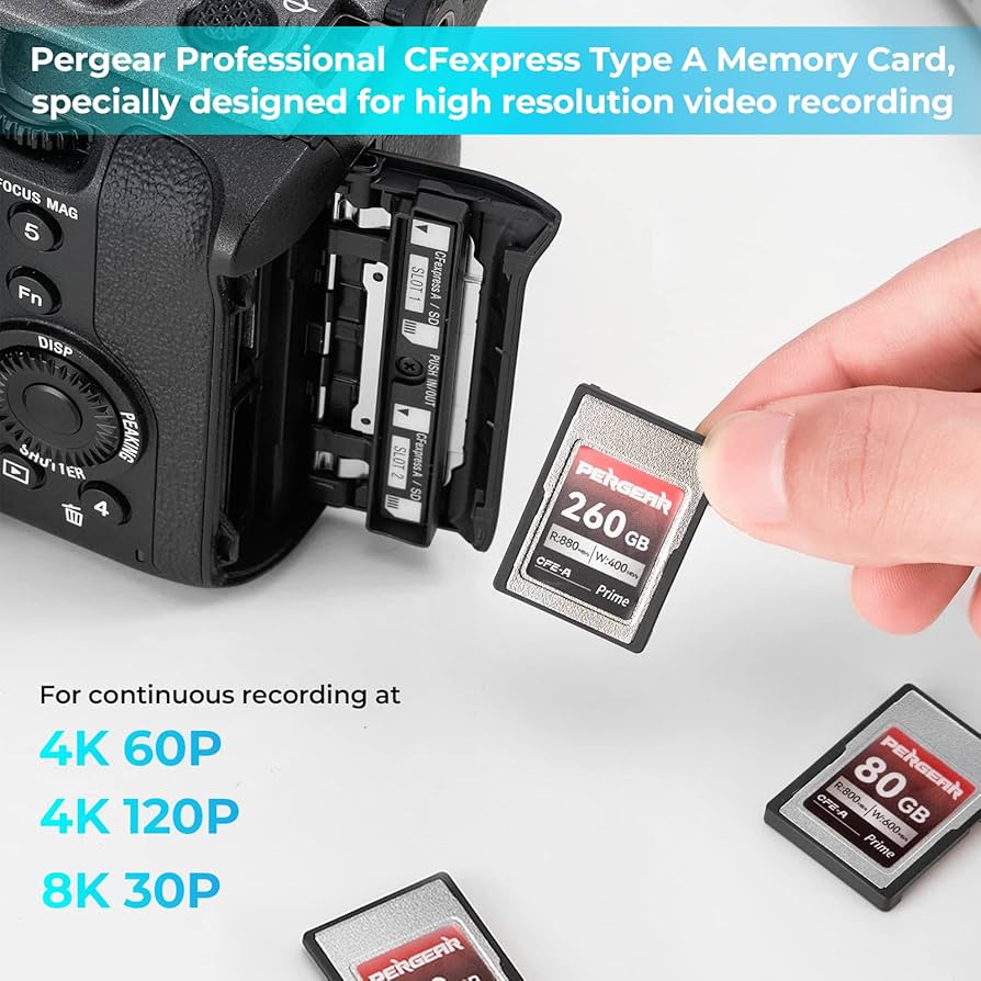 その他 Pergear CFexpress type A 520GB fx3 a7rv Amazon.com: PERGEAR Professional 520GB CFexpress Type A